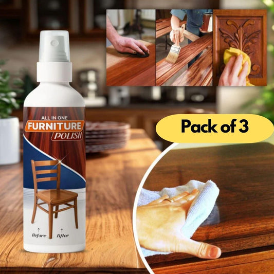 All In One Furniture Polish 450 g (Pack of 3)